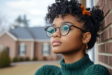 A young adult trying to break the cycle of generational trauma, struggling with family expectations and their own healing journey