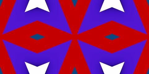 Abstract Geometry Blue White Green Red Background Wallpaper
