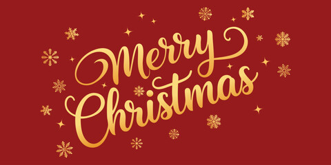 Vector Merry Christmas title. Can be used as background for web pages, postcards, prints, posters, patterns, packaging design, invitations, greeting cards, textile design, stickers, and so on.