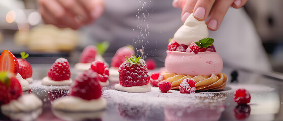 Exploring Gourmet Desserts: Friends in a Culinary Masterclass