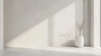 Minimalist Interior Design with Sunlight