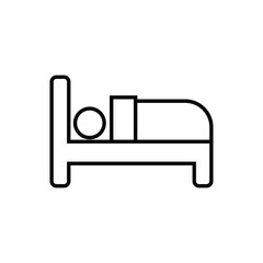 Bed Room Hotel and Facilities Icon
