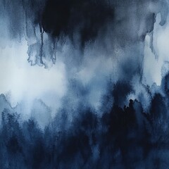 A captivating abstract watercolor background featuring dark and light blue tones, perfect for design and artistic projects.