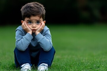 A child who learned to be overly independent, growing up with neglect and now finding it difficult to ask for help in adulthood