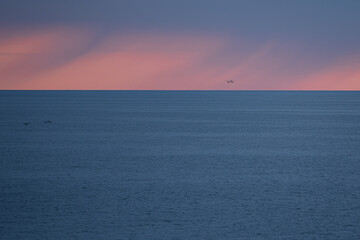 Obraz premium ZACHÓD SŁOŃCA, BAŁTYK,