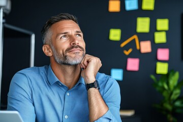 A man reflecting on a failed business venture, learning valuable lessons from his mistakes