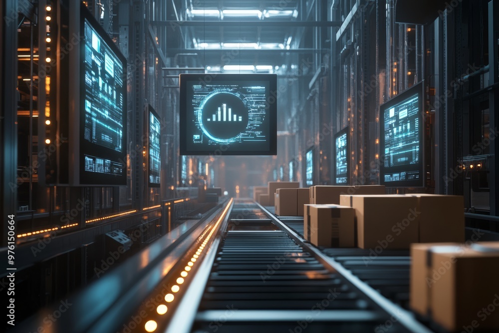 Poster discover an advanced augmented reality ar system designed to improve delivery and pickup processes i