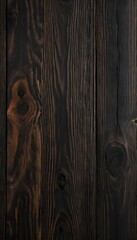 A weathered wooden plank background with rough, natural grain patterns