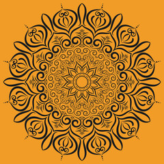 Mandala design vector, Mandala pattern, mandala coloring page