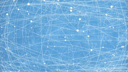 Stellar Blueprint : Imagine a celestial architect&rsquo;s desk&mdash;a blueprint of the universe. White nodes punctuate the design, connecting cosmic dots. The absence of red adds intrigue. Use this image 