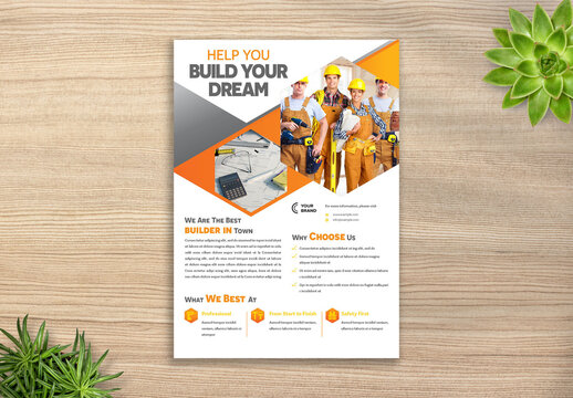 Construction Flyer Layout