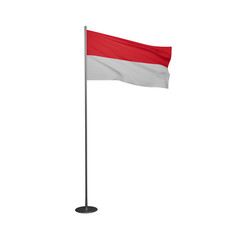 Monaco flag 3