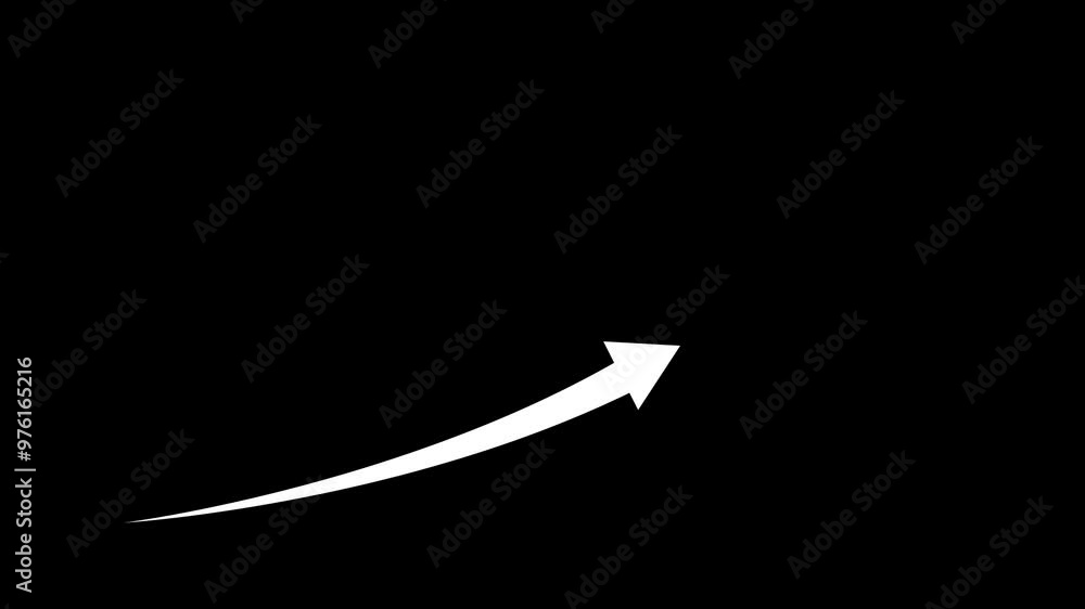 Poster financial data and diagrams showing a steady increase in profits. growth and success arrow concept. 