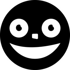 Horror and scary halloween faces silhouette icon. Halloween pumpkin, emoji and tattoo ghost smile spooky jack evil mouth eyes scary silhouette vector illustration