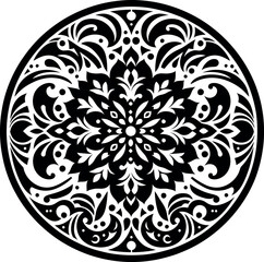Mandala design for coloring books. vintage mandala Decorative round ornaments. Islamic backgrounds Vintage decorative elements Oriental pattern