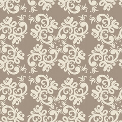 Ornate twigs vintage  background wall paper seamless texture A.