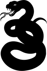 black and white snake,snake silhouette vector