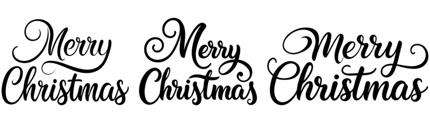 Vector Merry Christmas title. Can be used as background for web pages, postcards, prints, posters, patterns, packaging design, invitations, greeting cards, textile design, stickers, and so on.