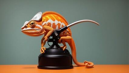 Chameleon with a Speaker