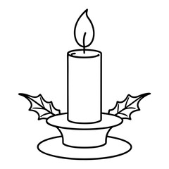 candle and candlestick