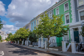 London, England - August 25 2024 "Preparation to Nothing Hill festival in Portobello, Nothing Hill"