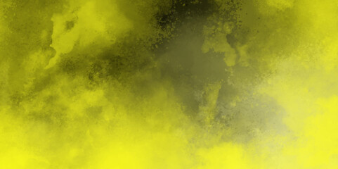  Abstract watercolor texture and watercolor background. Yellow watercolor painting textured cloudy yellow sky background.  Natural yellow sky watercolor background texture for cover design. 