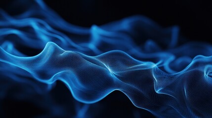 Obraz premium Abstract Blue Waves