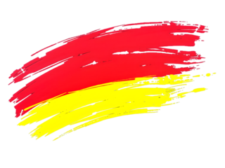 Farbenfroher abstrakter Pinselstrich

