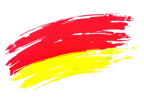 Farbenfroher abstrakter Pinselstrich

