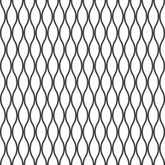 Fototapeta premium A repeating pattern of intertwined shapes creating a wave-like design.