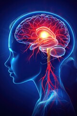 the brain and the brain's connection to the nervous system