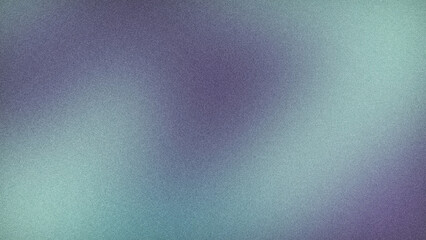 Grainy colorful gradient background. Abstract, purple, sea green, blurred, mesh, noise, wave, bokeh, retro vibes.