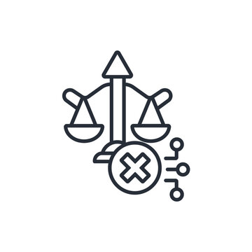 recommend clip art: illegal icon. vector.Editable stroke.linear style sign for use web design,logo.Symbol illustration.