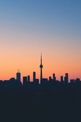 Fototapeta premium Skyline einer Großstadt