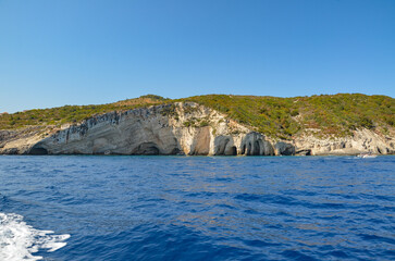 Zakynthos August 2024, amazing multicolored and surprising landscapes, Blue caves