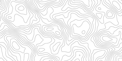 topographic map background geographic line map with elevation assignments. Modern design with White background.