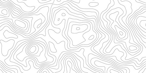topographic map background geographic line map with elevation assignments. Modern design with White background.