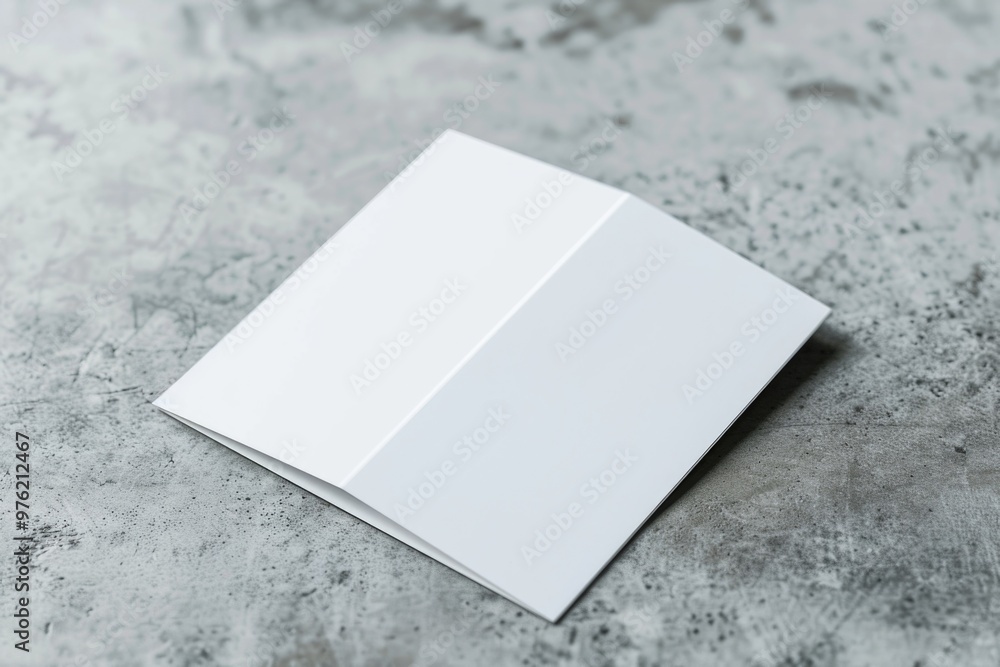 Poster an open white book sits on a table, ready for reading or writing