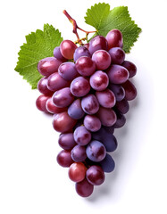 Fototapeta premium bunch of grapes isolated on white background