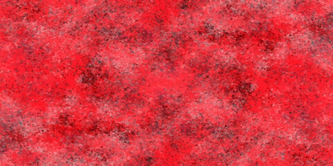 Trendy living red color texture of a concrete wall with cracks and scratches. limestone textured background. Decorative red panoramic background texture. Vintage texture of plaster or grungy marble.