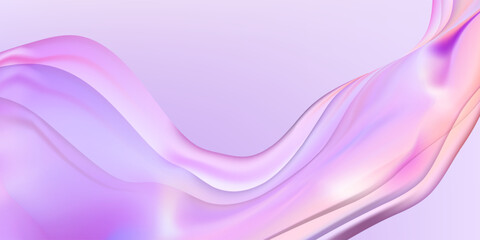 Abstract  holographic wave.Flow iridescent fluid.Dynamic spectrum ribbon.