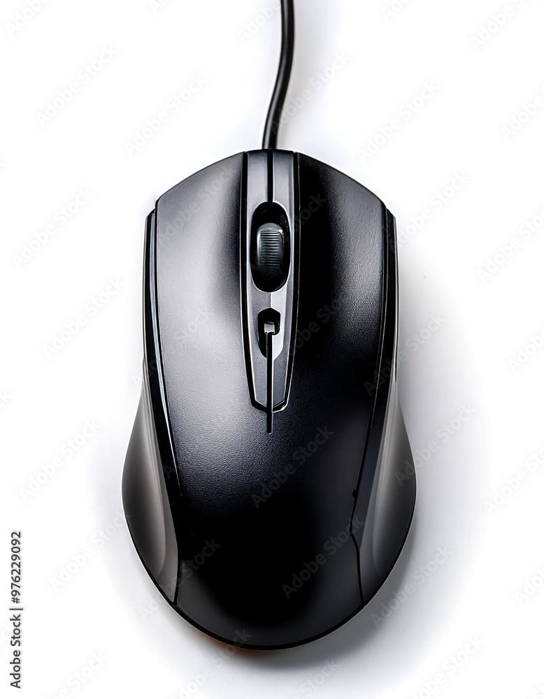 Wall mural computer mouse isolated on white background