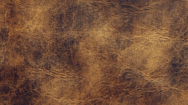 Distressed brown leather texture with a vintage feel.