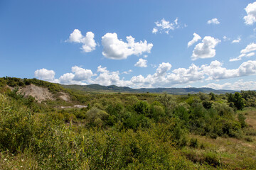 Obraz premium clouds over the mountains