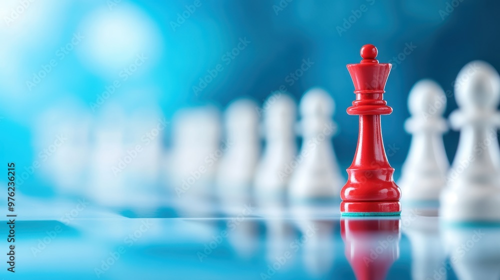 Poster a leader managing a team effectively, utilizing a strategic approach to allocate resources and achie