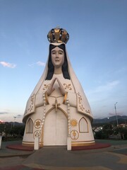 Religious monument to lady Virgen del Valle, Carupano, patroness of the island and the fishermen