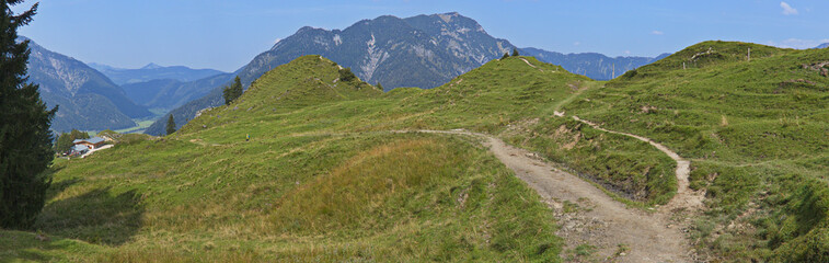 Landscape at Huberalm at Erpfendorf, Austria, Europe

