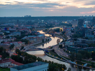 Neris river in Vilnius