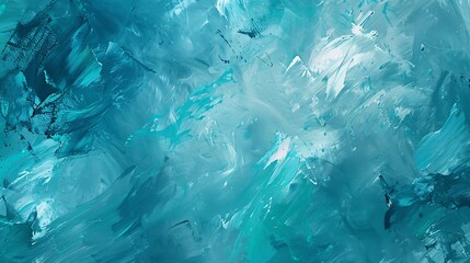 Cyan random painted background