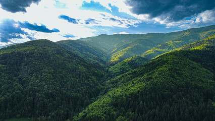 Landscape with clouds